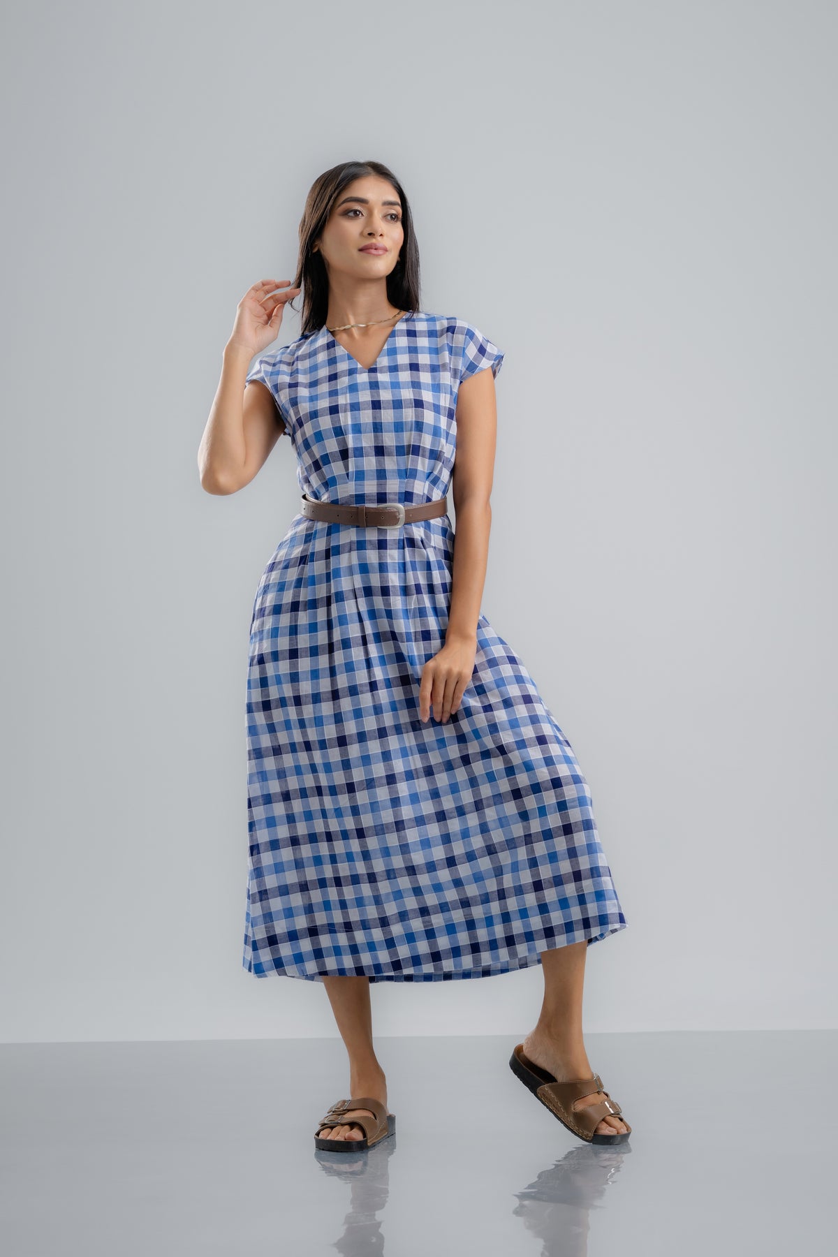 The Riviera Check Dress