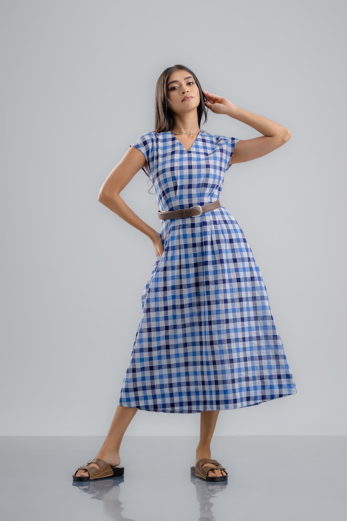 The Riviera Check Dress
