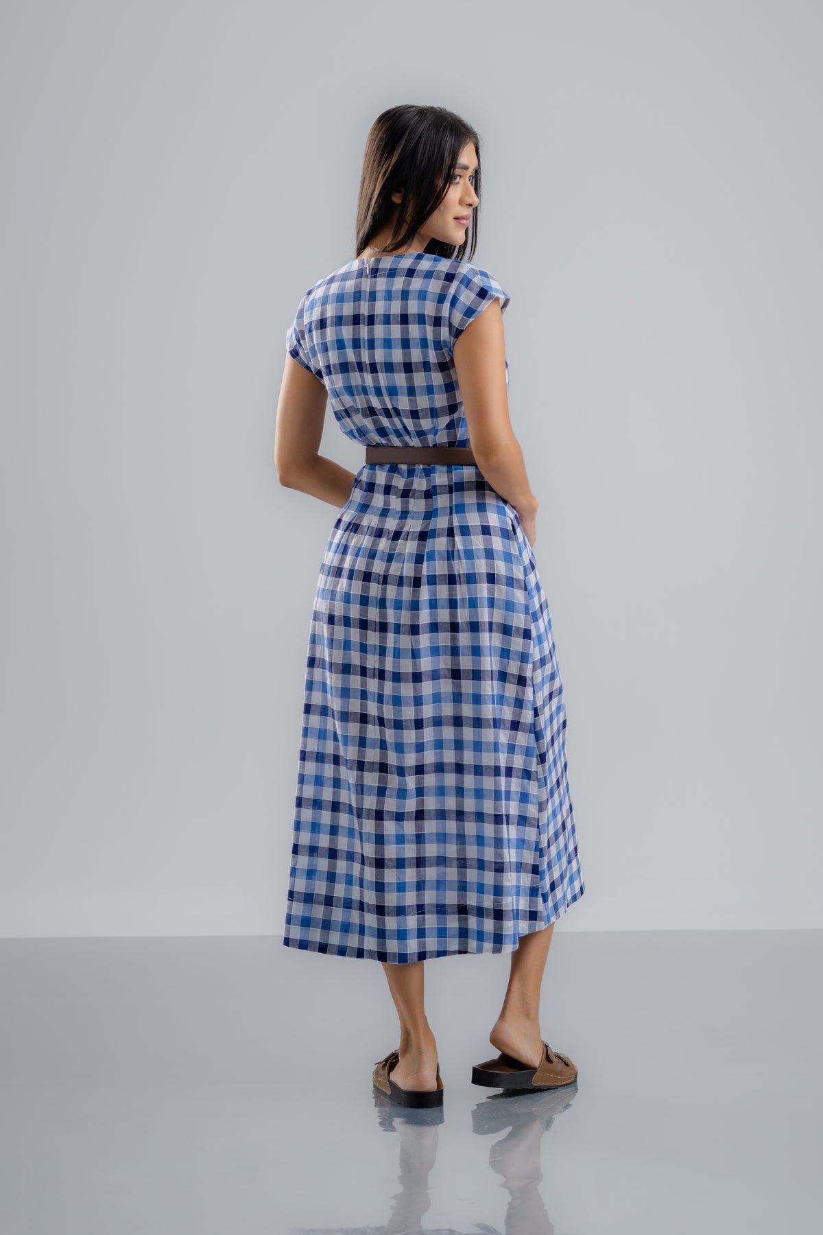 The Riviera Check Dress