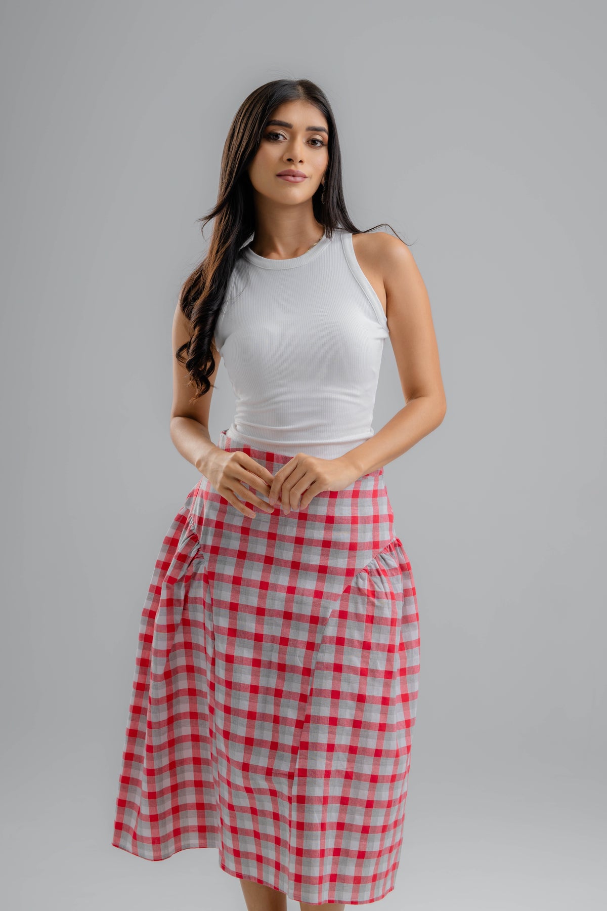 The Rosalie Gingham Skirt