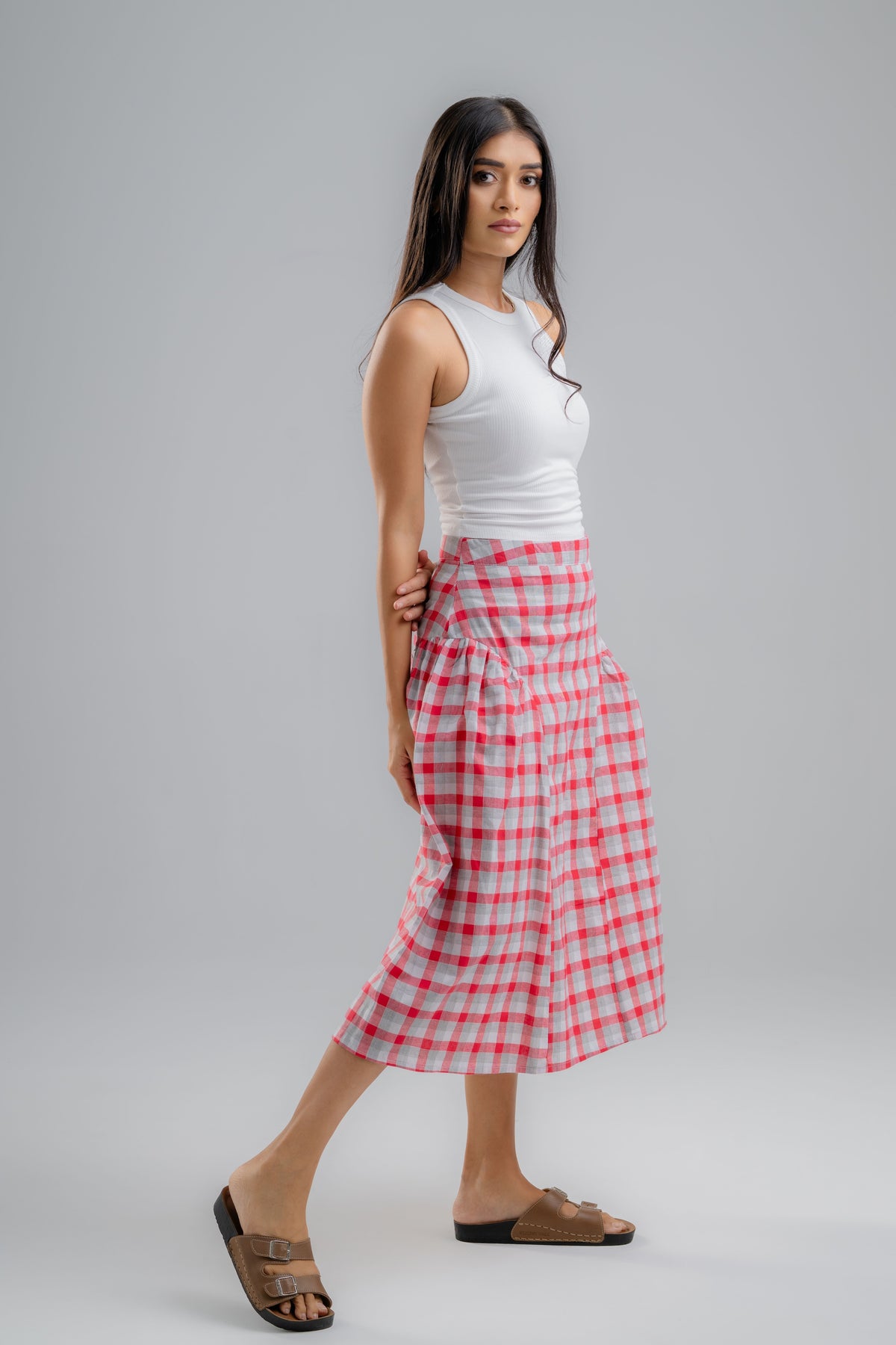 The Rosalie Gingham Skirt