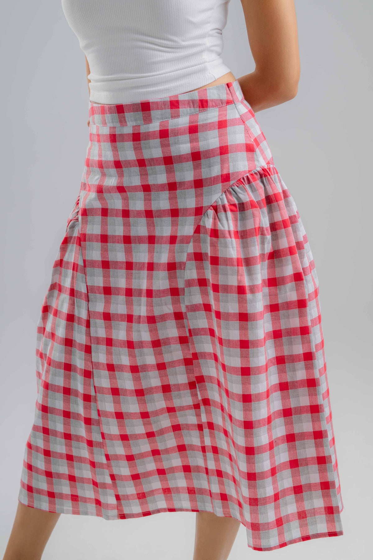 The Rosalie Gingham Skirt