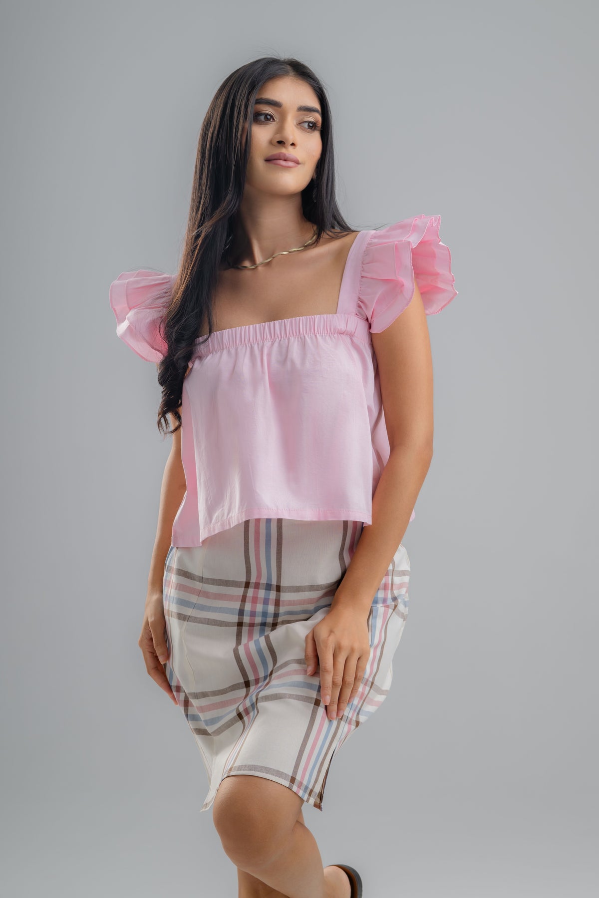 The Amélie Check Skirt