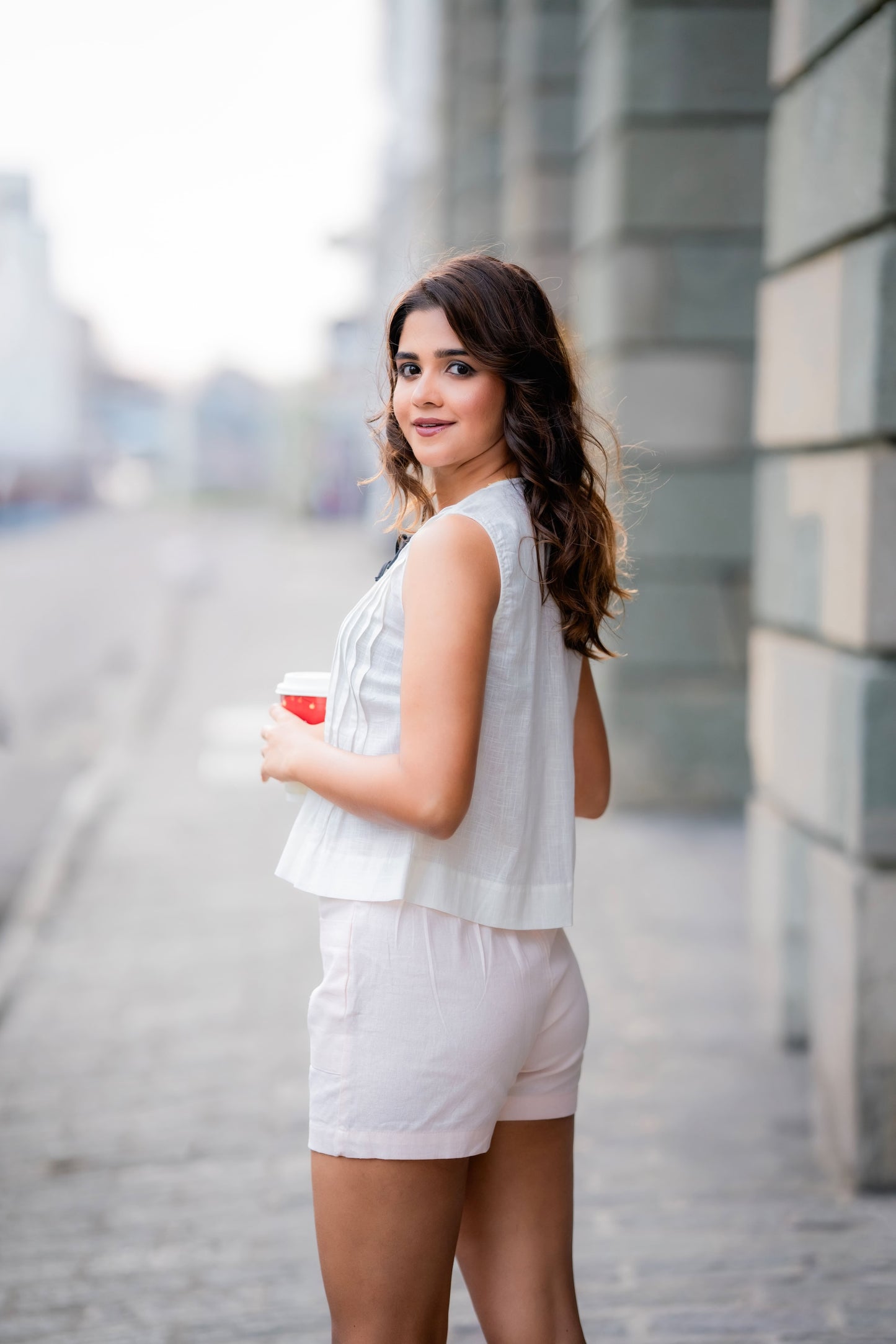 Soft Ties Short Sleeve Top